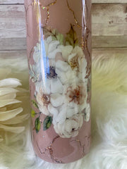 Floral tumbler cup