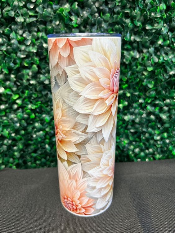 Flower Sublimation Tumbler